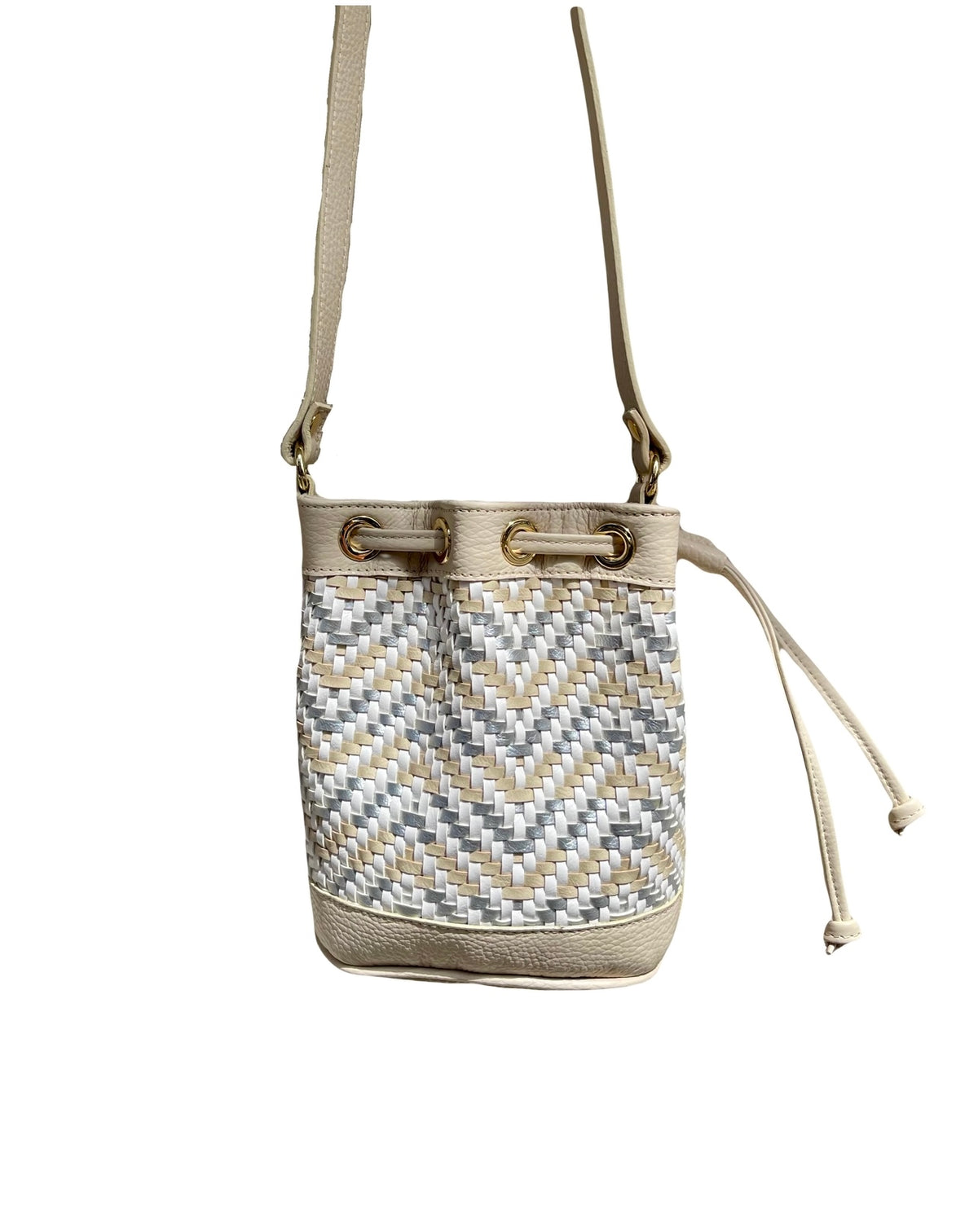 Amira Mini Bucket Eco-Leather Beige