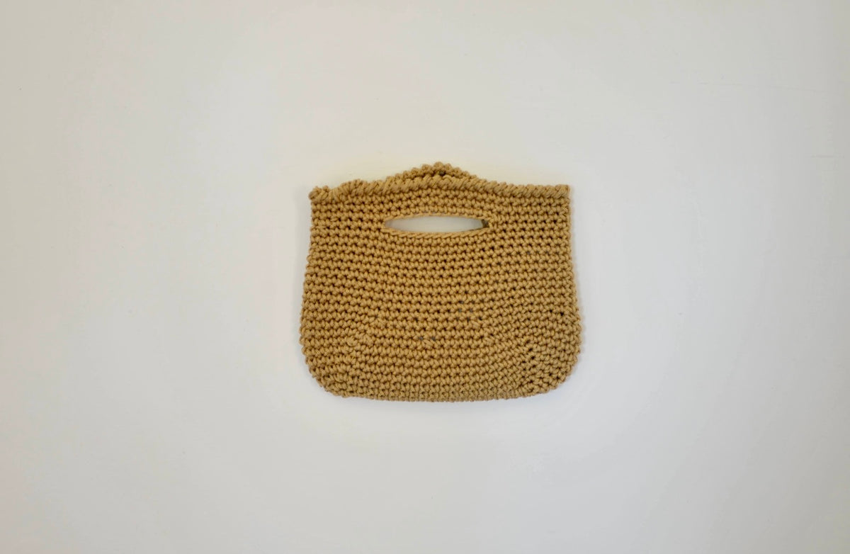 Amira Mini Shopping Crochet Gold